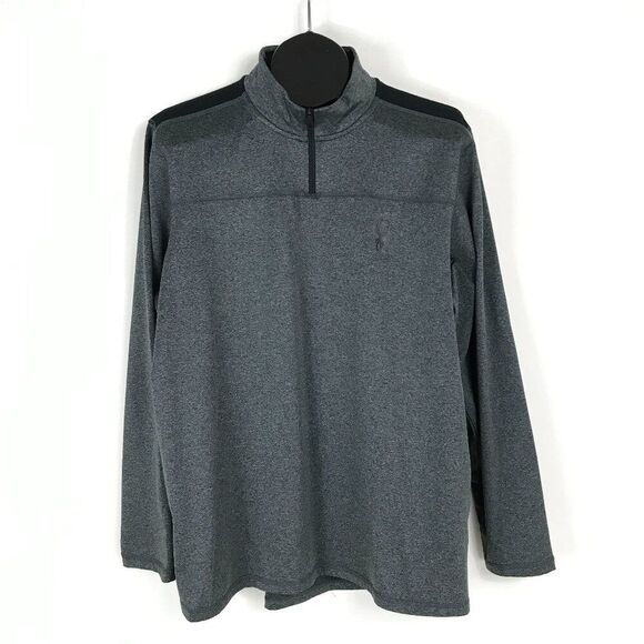 Spyder Active Performance ¼ Zip Pullover Men's Large Gray ProWeb Outdoor Hiking - Picture 1 of 11
